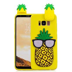 Big Pineapple Soft 3D Climbing Doll Soft Case for Samsung Galaxy S8