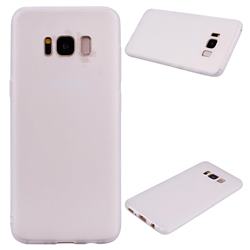 Candy Soft Silicone Protective Phone Case for Samsung Galaxy S8 - White
