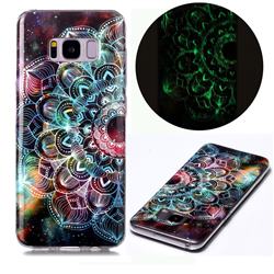 Datura Flowers Noctilucent Soft TPU Back Cover for Samsung Galaxy S8