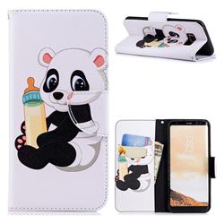 Baby Panda Leather Wallet Case for Samsung Galaxy S8