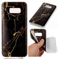 Black Gold Soft TPU Marble Pattern Case for Samsung Galaxy S8 Plus S8+
