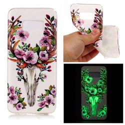 Sika Deer Noctilucent Soft TPU Back Cover for Samsung Galaxy S8 Plus S8+