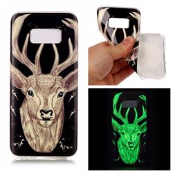 Fly Deer Noctilucent Soft TPU Back Cover for Samsung Galaxy S8 Plus S8+
