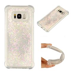 Dynamic Liquid Glitter Sand Quicksand Star TPU Case for Samsung Galaxy S8 Plus S8+ - Pink