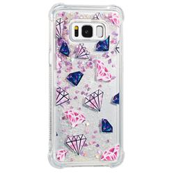 Diamond Dynamic Liquid Glitter Sand Quicksand Star TPU Case for Samsung Galaxy S8 Plus S8+
