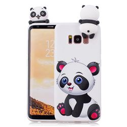 Panda Girl Soft 3D Climbing Doll Soft Case for Samsung Galaxy S8 Plus S8+