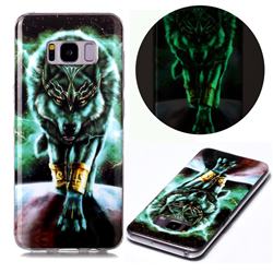 Wolf King Noctilucent Soft TPU Back Cover for Samsung Galaxy S8 Plus S8+