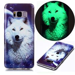 Galaxy Wolf Noctilucent Soft TPU Back Cover for Samsung Galaxy S8 Plus S8+