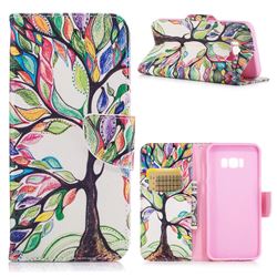 The Tree of Life Leather Wallet Case for Samsung Galaxy S8 Plus S8+