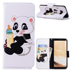 Baby Panda Leather Wallet Case for Samsung Galaxy S8 Plus S8+