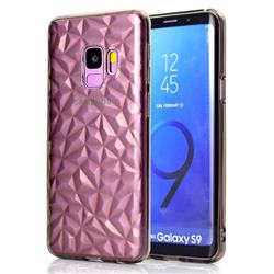 Diamond Pattern Shining Soft TPU Phone Back Cover for Samsung Galaxy S9 - Gray
