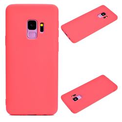 Candy Soft Silicone Protective Phone Case for Samsung Galaxy S9 - Red