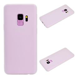 Candy Soft Silicone Protective Phone Case for Samsung Galaxy S9 - White