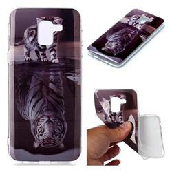 Cat and Tiger Soft TPU Cell Phone Back Cover for Samsung Galaxy S9
