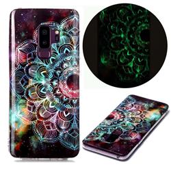 Datura Flowers Noctilucent Soft TPU Back Cover for Samsung Galaxy S9