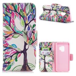 The Tree of Life Leather Wallet Case for Samsung Galaxy S9