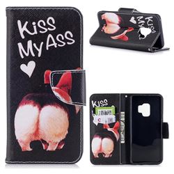 Lovely Pig Ass Leather Wallet Case for Samsung Galaxy S9