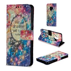 Do Have Dreams 3D Painted Leather Wallet Case for Samsung Galaxy S9