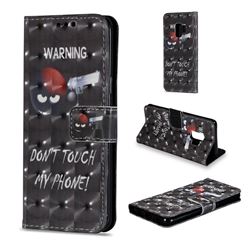 Bear Gunmen 3D Painted Leather Wallet Case for Samsung Galaxy S9
