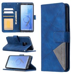 Binfen Color BF05 Prismatic Slim Wallet Flip Cover for Samsung Galaxy S9 - Blue