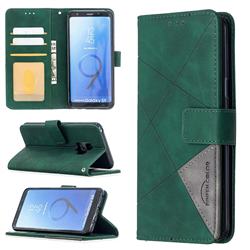 Binfen Color BF05 Prismatic Slim Wallet Flip Cover for Samsung Galaxy S9 - Green