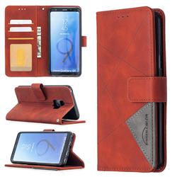 Binfen Color BF05 Prismatic Slim Wallet Flip Cover for Samsung Galaxy S9 - Brown