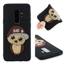 Bad Boy Owl Soft 3D Silicone Case for Samsung Galaxy S9 Plus(S9+) - Black