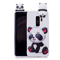 Panda Girl Soft 3D Climbing Doll Soft Case for Samsung Galaxy S9 Plus(S9+)