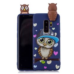 Bad Owl Soft 3D Climbing Doll Soft Case for Samsung Galaxy S9 Plus(S9+)