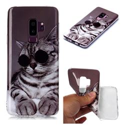Kitten with Sunglasses Soft TPU Cell Phone Back Cover for Samsung Galaxy S9 Plus(S9+)