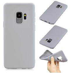 Candy Soft Silicone Phone Case for Samsung Galaxy S9 Plus(S9+) - Gray
