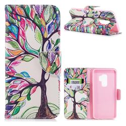The Tree of Life Leather Wallet Case for Samsung Galaxy S9 Plus(S9+)