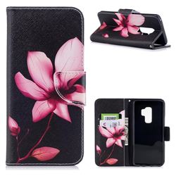 Lotus Flower Leather Wallet Case for Samsung Galaxy S9 Plus(S9+)