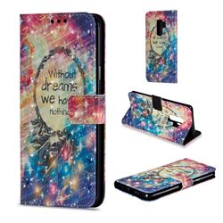 Do Have Dreams 3D Painted Leather Wallet Case for Samsung Galaxy S9 Plus(S9+)