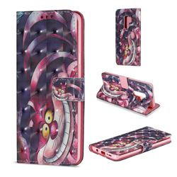 Monster 3D Painted Leather Wallet Case for Samsung Galaxy S9 Plus(S9+)