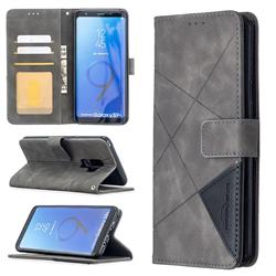 Binfen Color BF05 Prismatic Slim Wallet Flip Cover for Samsung Galaxy S9 Plus(S9+) - Gray