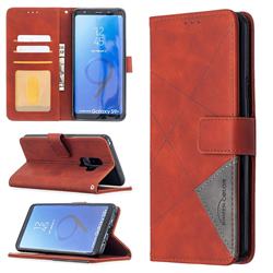 Binfen Color BF05 Prismatic Slim Wallet Flip Cover for Samsung Galaxy S9 Plus(S9+) - Brown