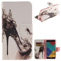 High Heels PU Leather Wallet Case for Samsung Galaxy A3 2016 A310