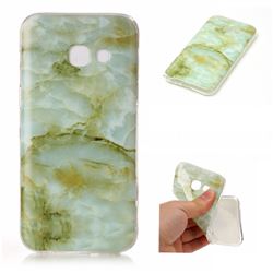Jade Green Soft TPU Marble Pattern Case for Samsung Galaxy A3 2017 A320