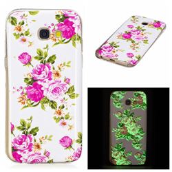 Peony Noctilucent Soft TPU Back Cover for Samsung Galaxy A3 2017 A320