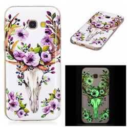 Sika Deer Noctilucent Soft TPU Back Cover for Samsung Galaxy A3 2017 A320