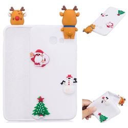 White Elk Christmas Xmax Soft 3D Silicone Case for Samsung Galaxy A3 2017 A320