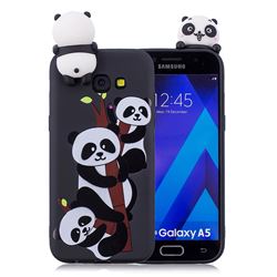 Ascended Panda Soft 3D Climbing Doll Soft Case for Samsung Galaxy A3 2017 A320