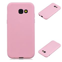 Candy Soft Silicone Protective Phone Case for Samsung Galaxy A3 2017 A320 - Dark Pink