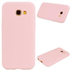 Candy Soft Silicone Protective Phone Case for Samsung Galaxy A3 2017 A320 - Light Pink