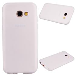 Candy Soft Silicone Protective Phone Case for Samsung Galaxy A3 2017 A320 - White