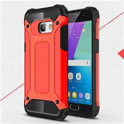 King Kong Armor Premium Shockproof Dual Layer Rugged Hard Cover for Samsung Galaxy A3 2017 A320 - Big Red