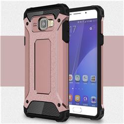 King Kong Armor Premium Shockproof Dual Layer Rugged Hard Cover for Samsung Galaxy A5 2016 A510 - Rose Gold