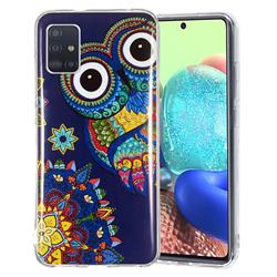 Tribe Owl Noctilucent Soft TPU Back Cover for Samsung Galaxy A51 5G