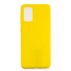 Candy Soft Silicone Protective Phone Case for Samsung Galaxy A51 5G - Yellow